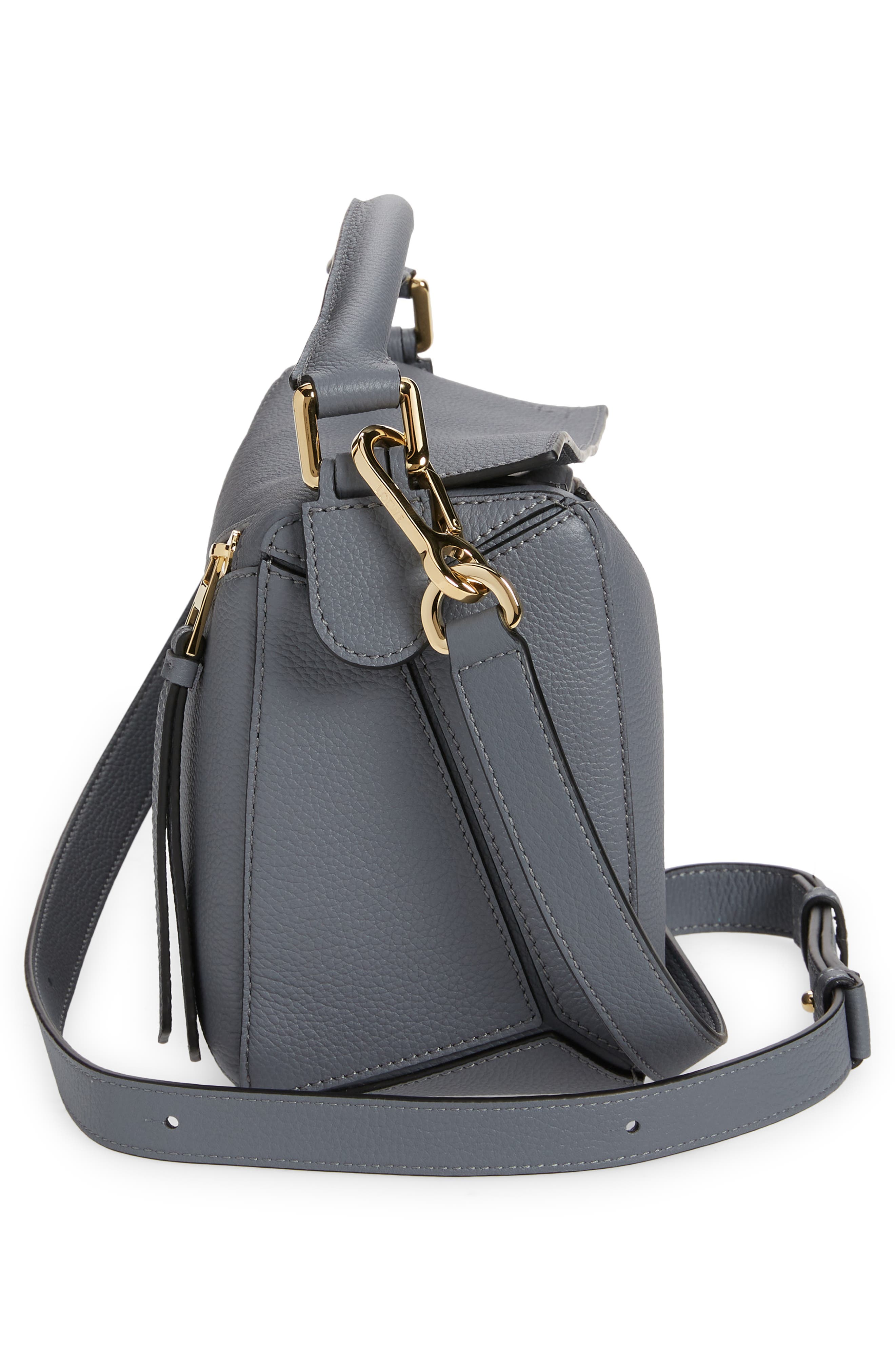 Loewe Small Puzzle Leather Bag, Alternate, color, 