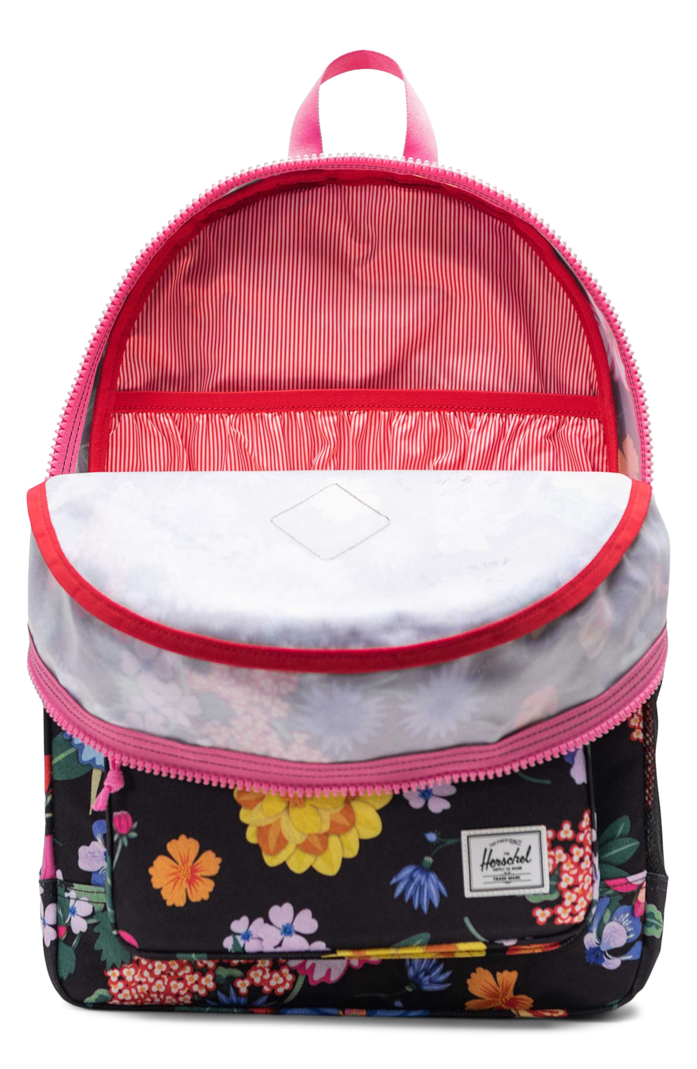 Herschel Supply Co. Kids' Heritage Youth Backpack, Alternate, color, Paper Garden