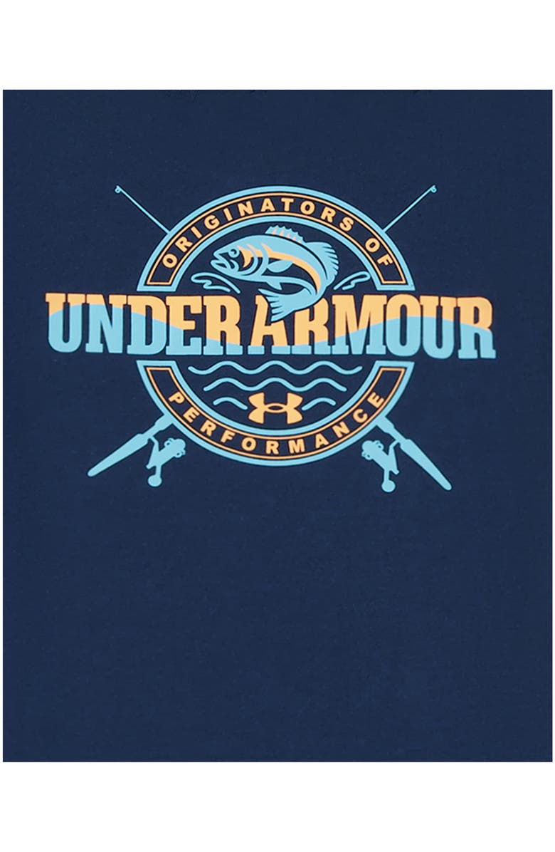 Under Armour Kids' Coastal Graphic T-Shirt & Shorts Set, Alternate, color, Academy