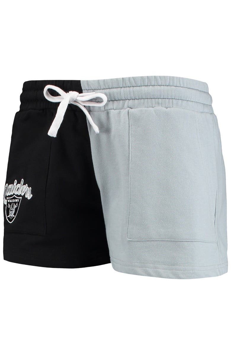 FOCO Women's FOCO Black/Gray Las Vegas Raiders Color-Block Lounge Set, Alternate, color, 