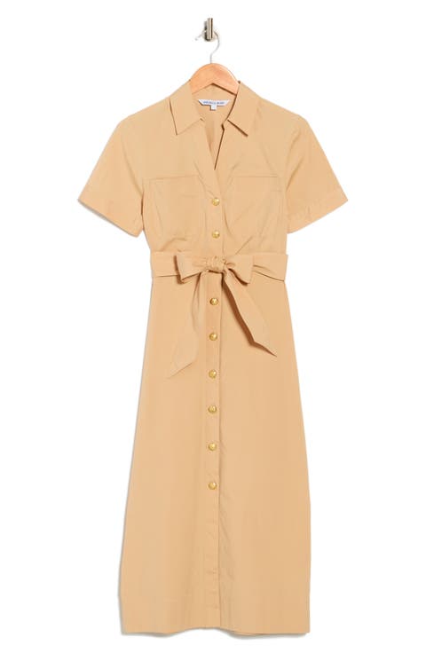 Tabby Belted Shirtdress