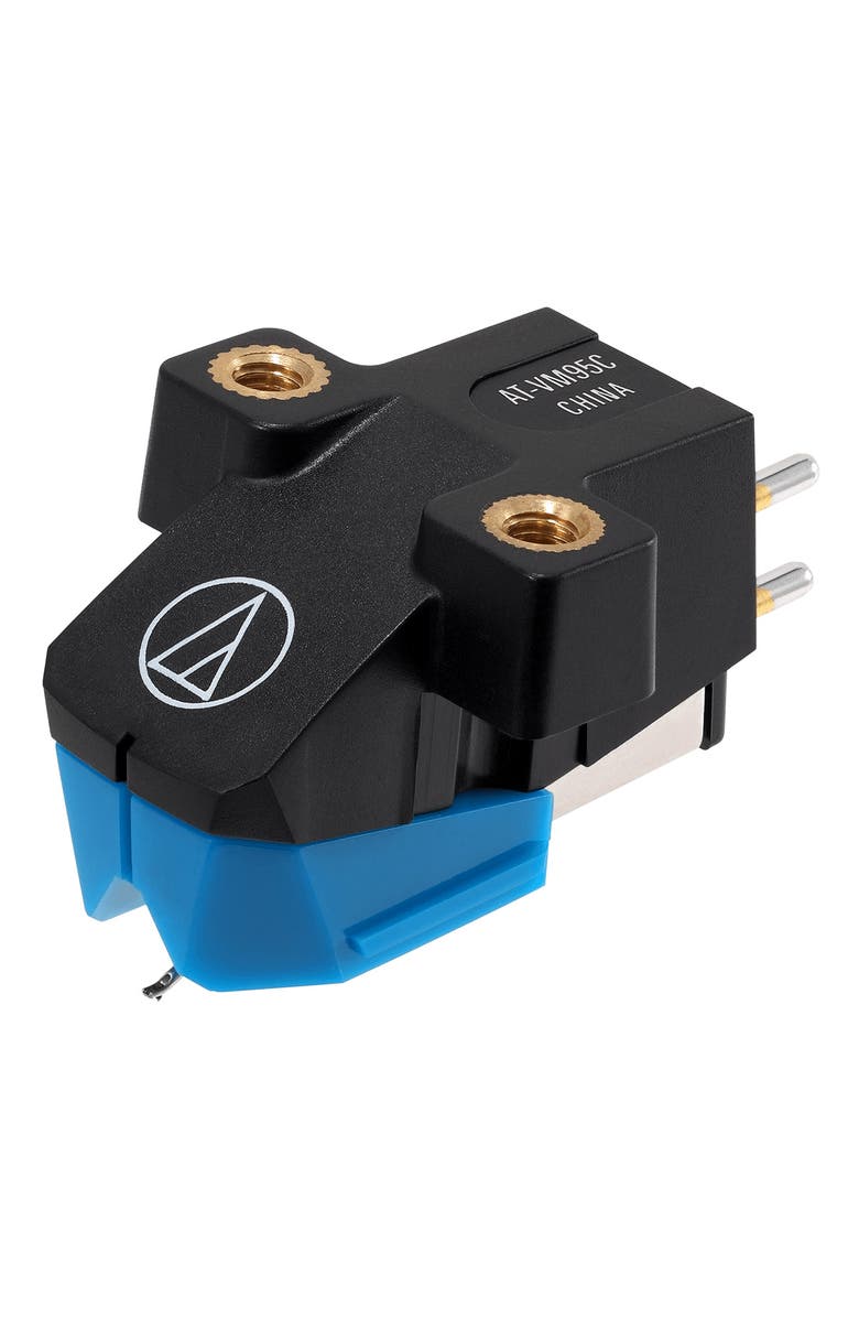Audio-Technica AT-VM95C/H Headshell & MM Cartridge Combo Kit, Alternate, color, Blue