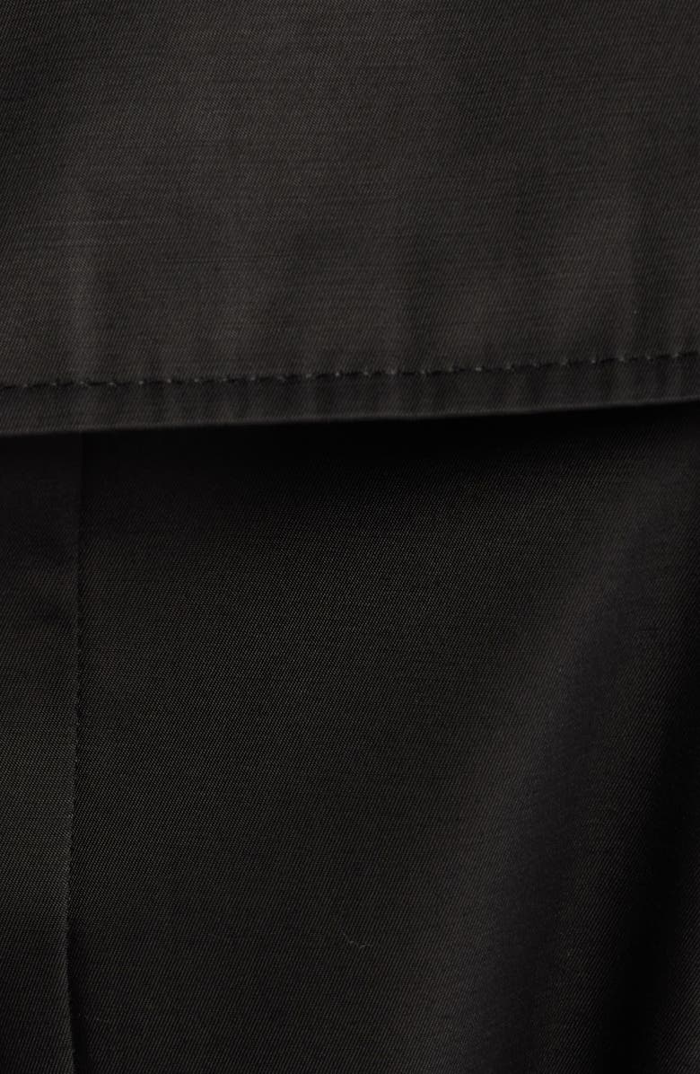 Via Spiga Water Resistant Cotton Blend Coat with Removable Hood, Alternate, color,