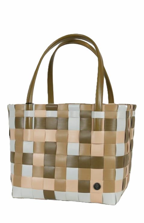 Color Block Recycled Tote Bag