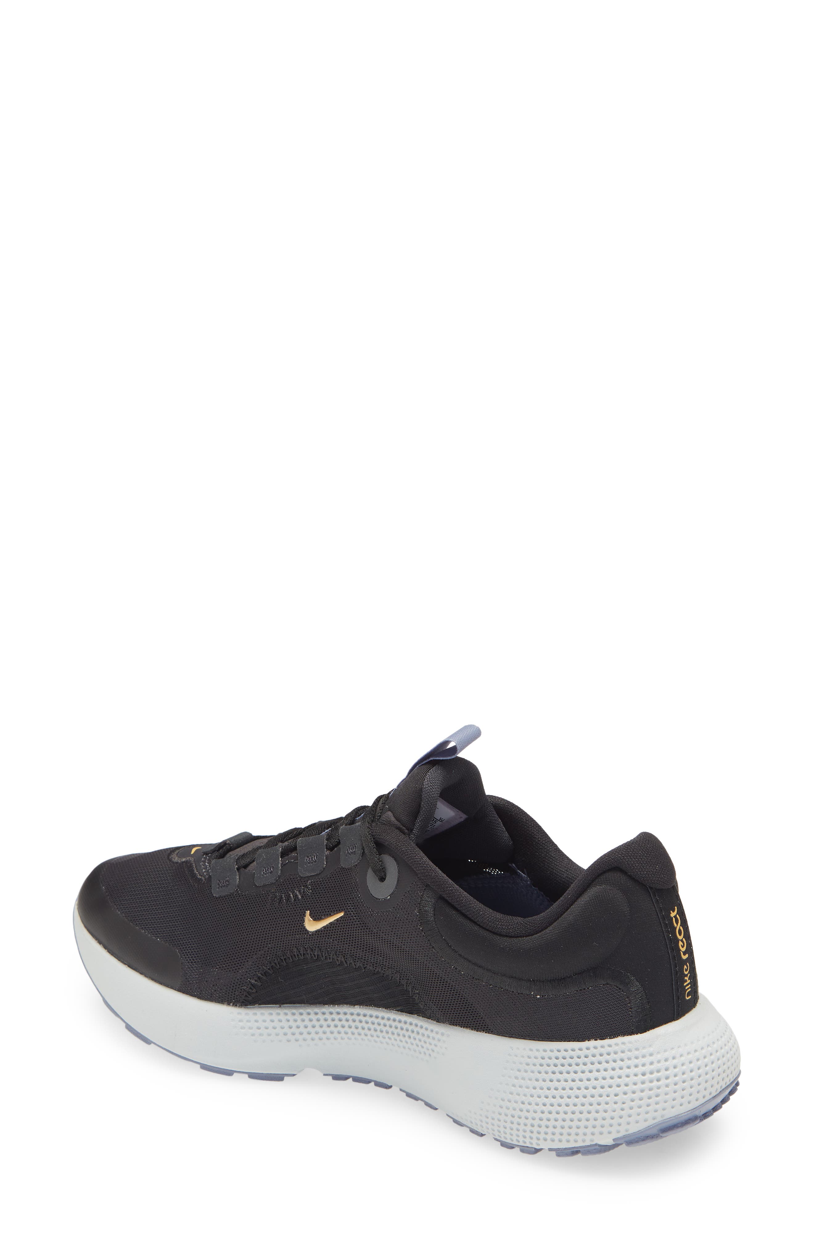 React Escape Run Running Shoe, Alternate, color, SMOKE GREY/ GOLD COIN