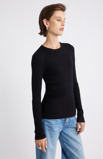 Wool Blend Skinny Sweater