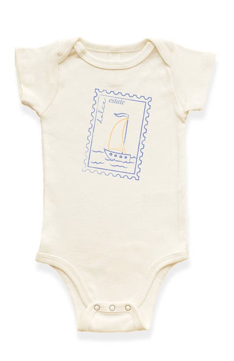 Dolce Estate Stamp Organic Cotton Baby Bodysuit