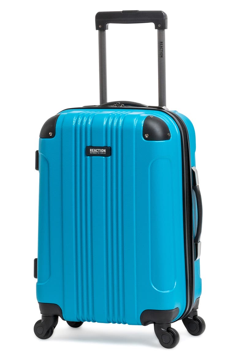 Out of Bounds Lightweight Hardside 4-Wheel Spinner Luggage, Main, color, TEAL