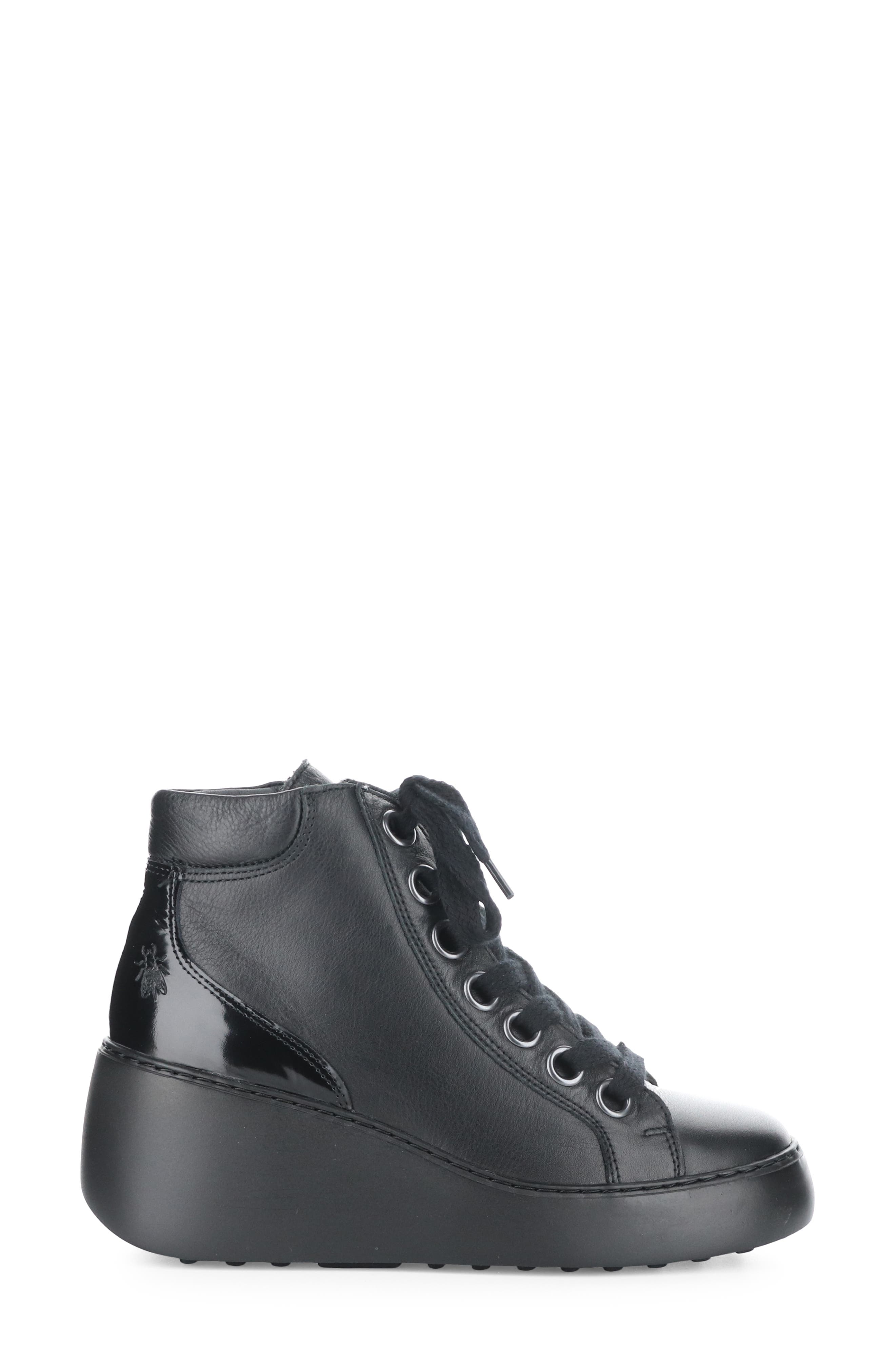 Fly London Dice Wedge Bootie, Alternate, color, 