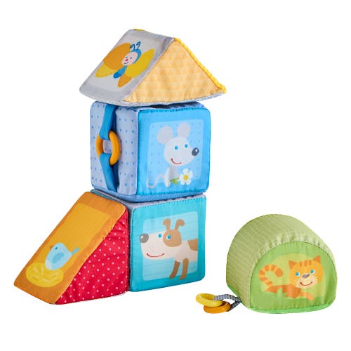 HABA HABA ANIMAL SOFT BABY BLOCKS FOR 6-12 MONTHS 