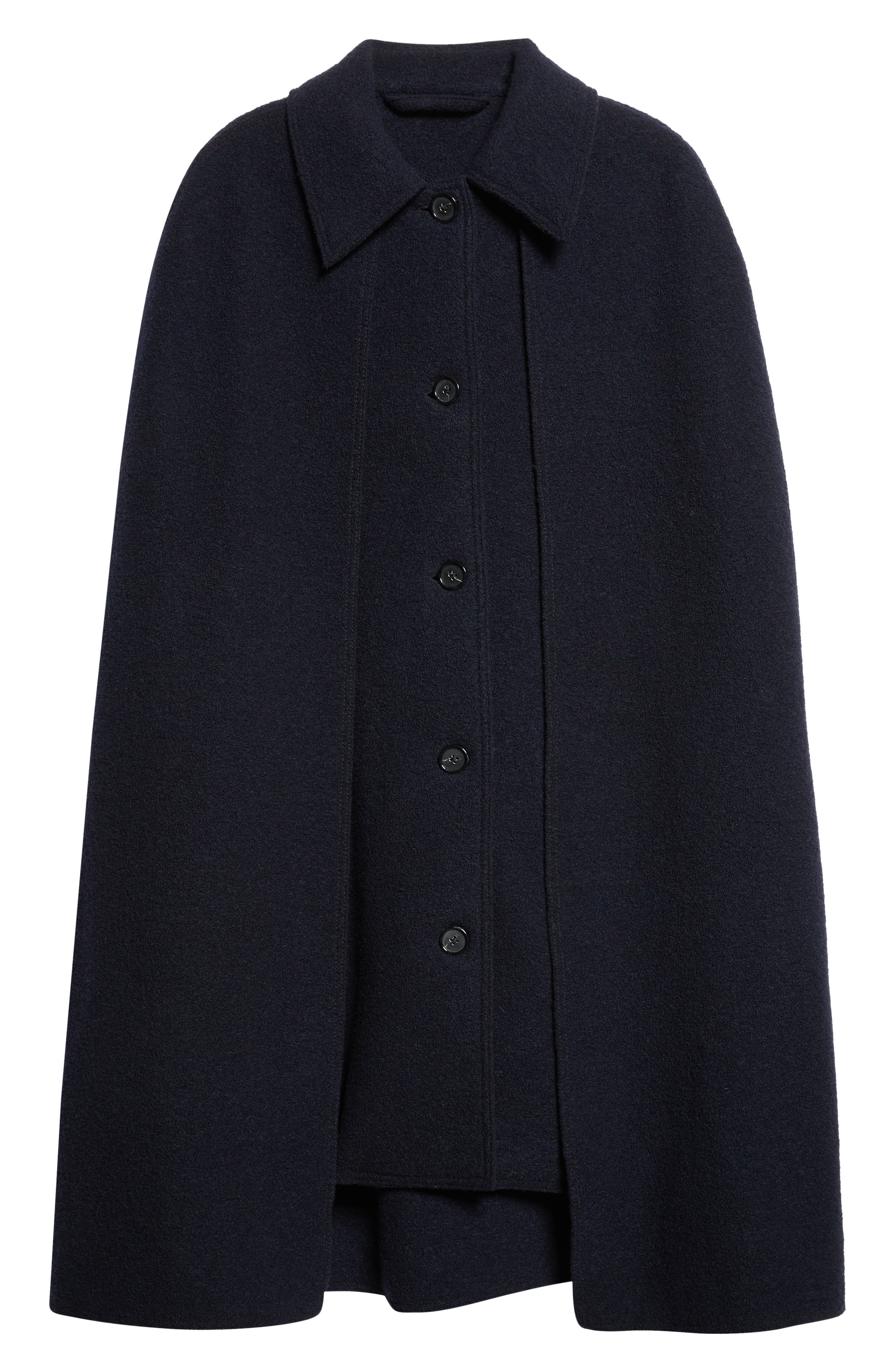 Wool Bouclé Cape Coat (Women) | Nordstrom
