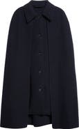 TOTEME Wool Bouclé Cape Coat