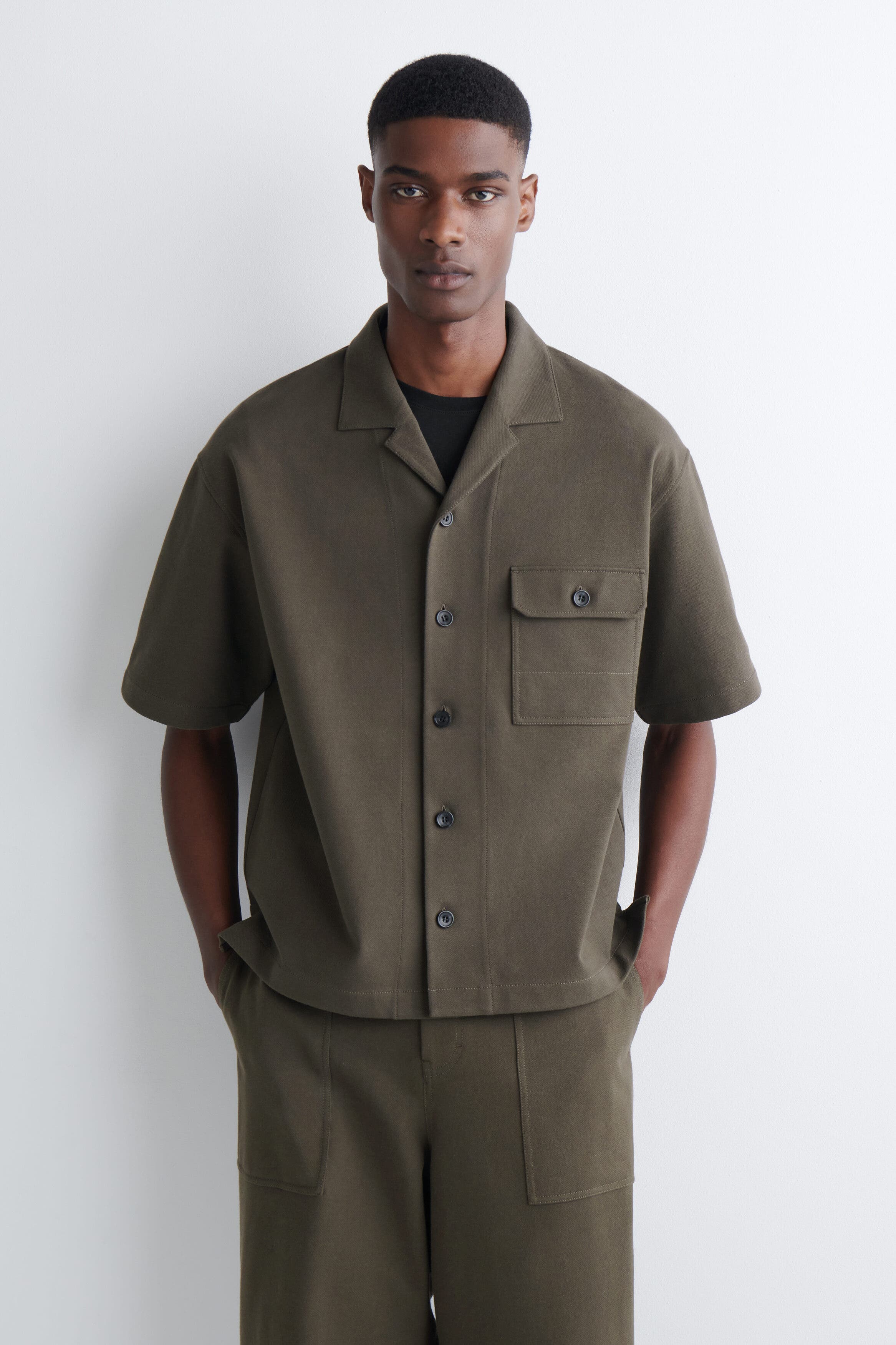 Cotton Utility Shirt - image 3