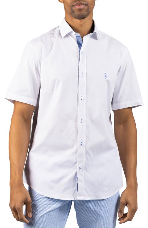 Signature Cotton Oxford Button-Up Shirt