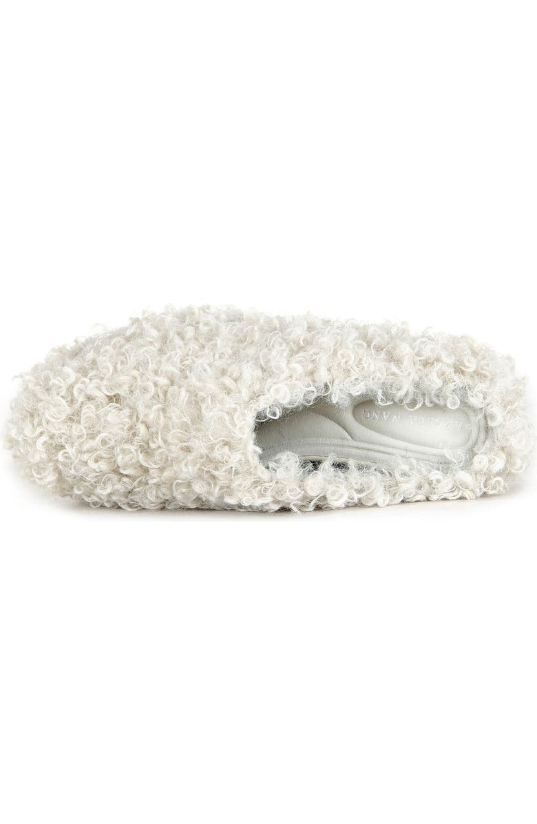 AZALEA WANG Darwin Faux Shearling Clog, Alternate, color, Cream