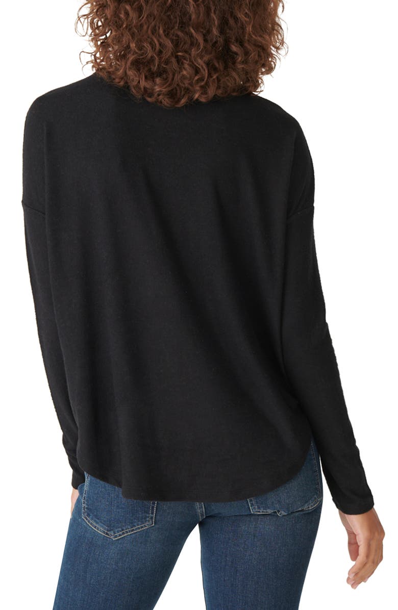 Lucky Brand Hacci Crewneck Top, Alternate, color, 