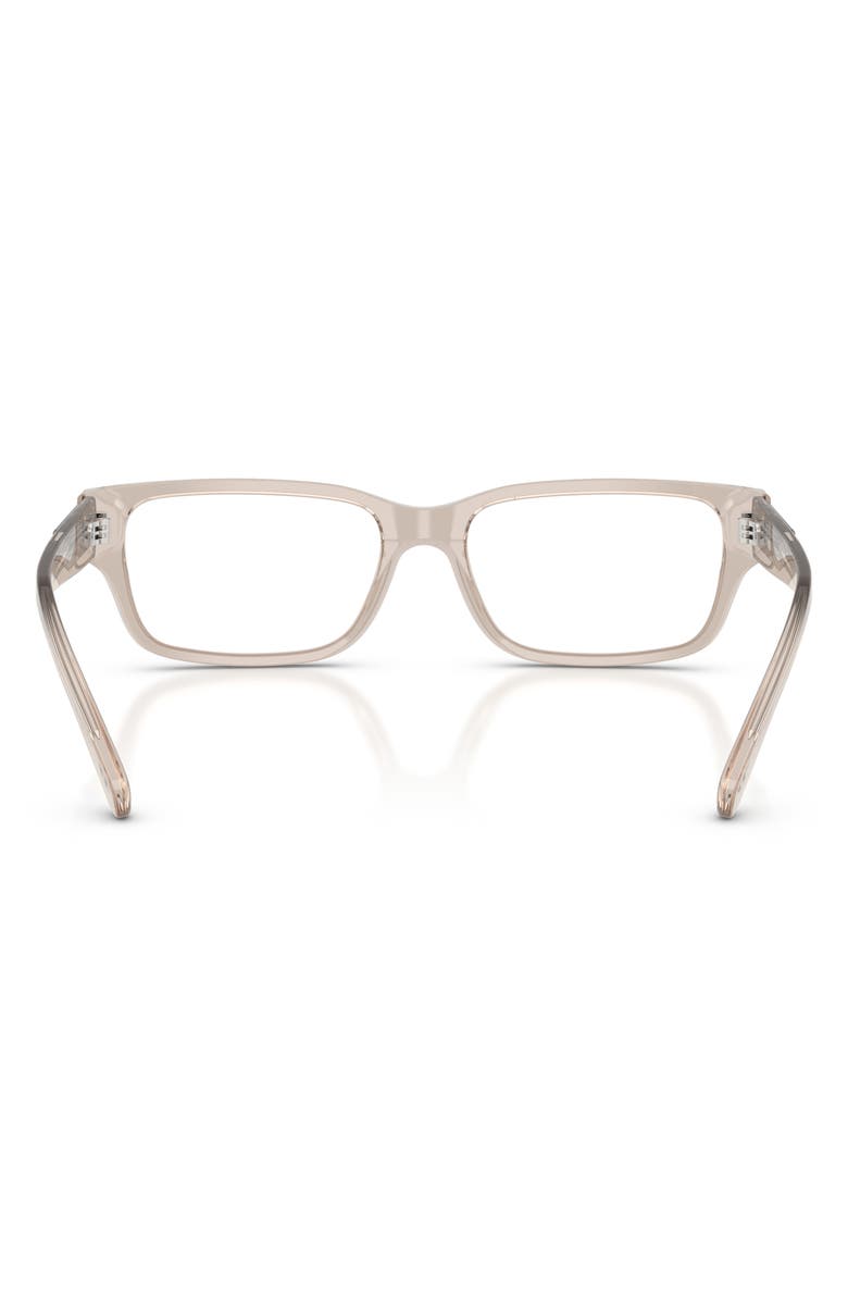 DIESEL<sup>®</sup> 56mm Square Optical Glasses, Alternate, color, Transp Taupe/ Demo