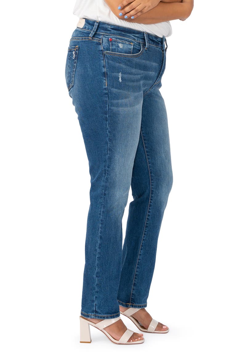 High Waist Straight Leg Jeans, Alternate, color, NYLAH