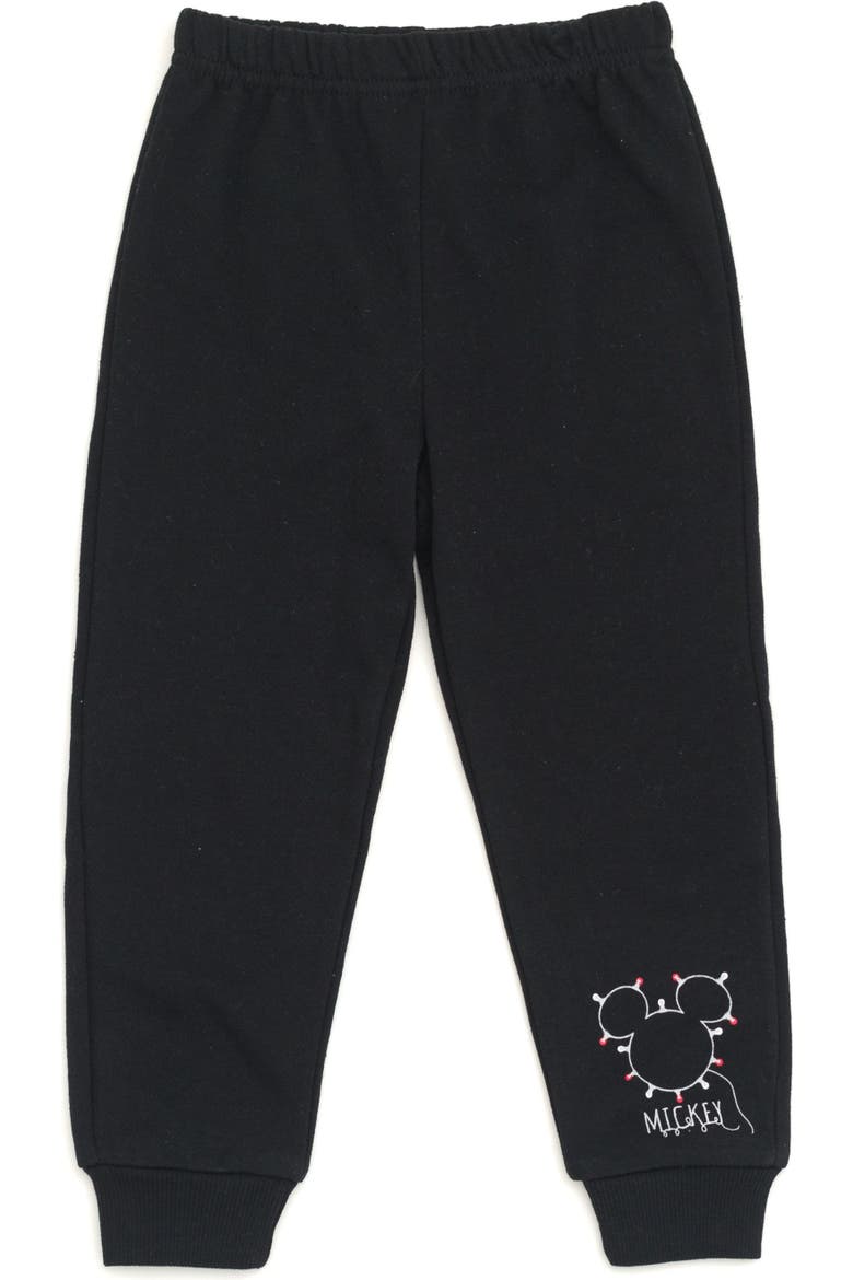 Mickey Mouse Holiday 2-Piece Fleece Sweatshirt and Pants Set, Alternate, color, Mickey Mouse Grey