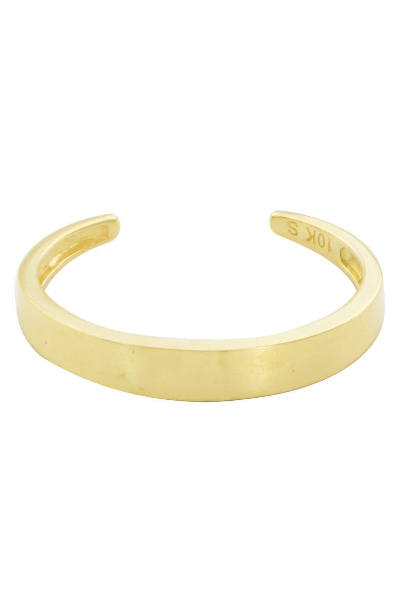 CANDELA JEWELRY 10K Gold Flat Band Toe Ring, Main, color, Gold