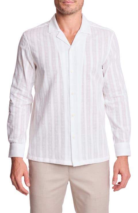 Parker Trim Fit Cotton Button-Up Shirt