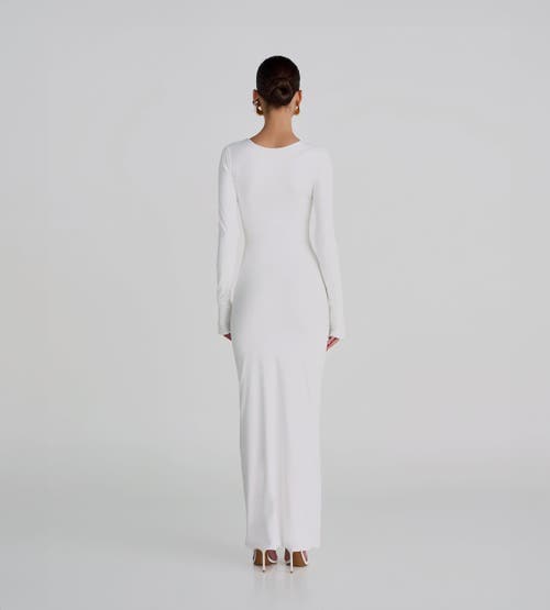 Maygel Coronel Lucir Rosette-detailed Jersey Maxi Dress