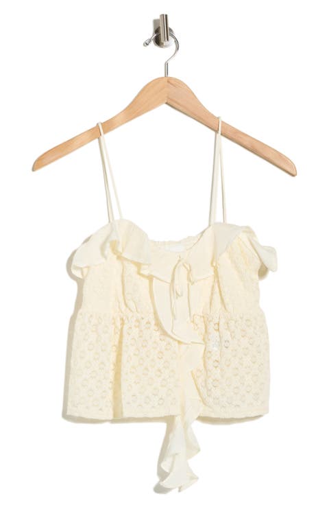 Mixed Media Babydoll Top