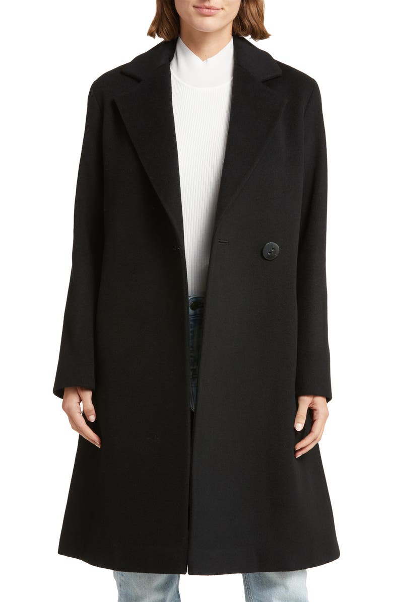 Fleurette Luxe Wool Blend Coat, Alternate, color, 