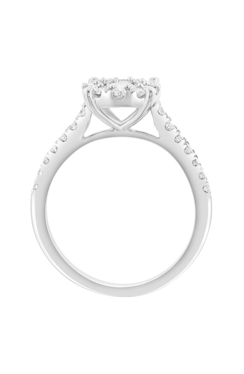 EFFY Sterling Silver Diamond Halo Ring, Alternate, color, White