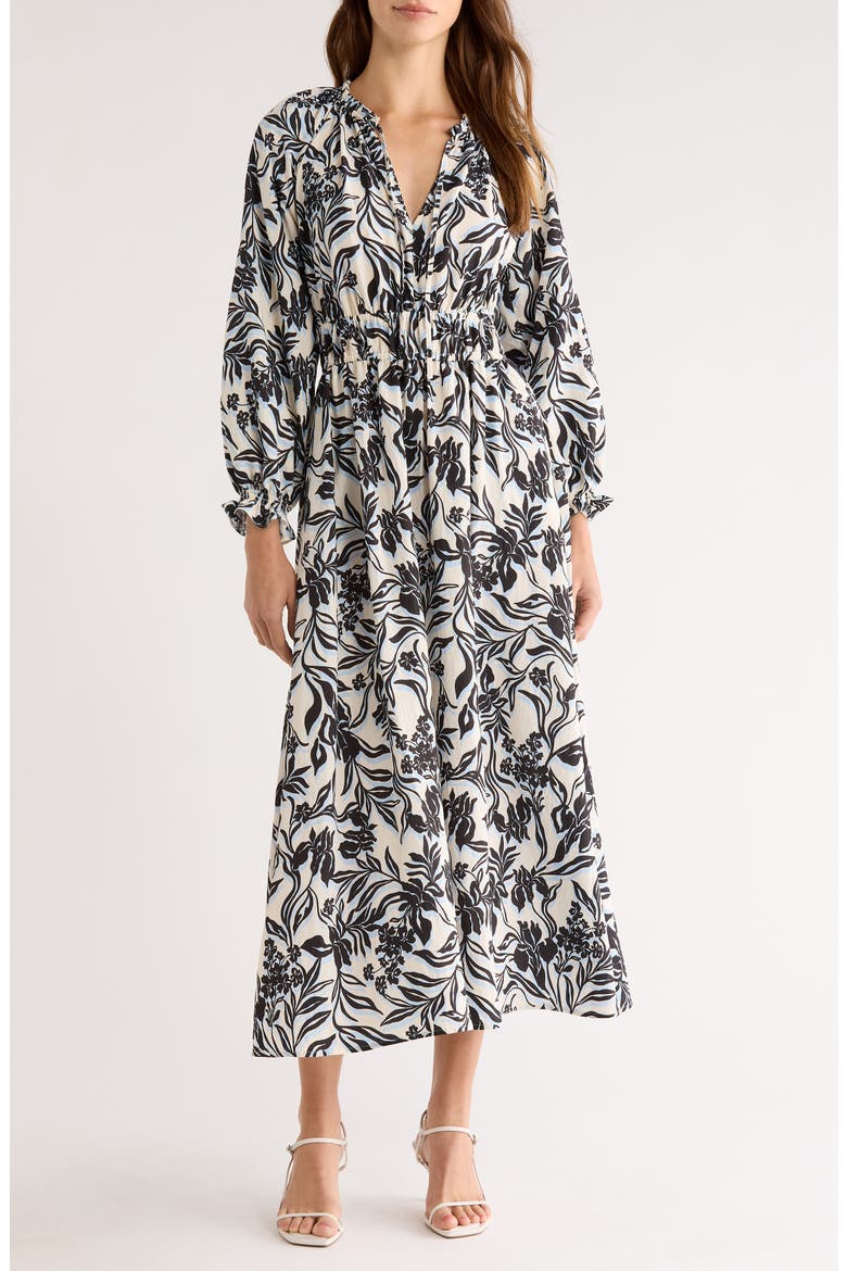 Matia Floral Maxi Dress, Main, color, ZINYA