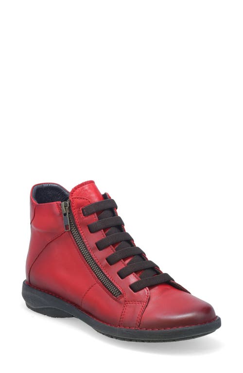 Miz Mooz Preslee Ankle Boot In Red