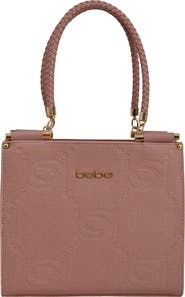 bebe Zenia Braided Handle Tote Bag