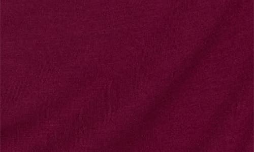 Renee C Off The Shoulder Knit Top In Burgundy