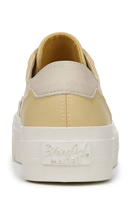 Blowfish Malibu Shade Platform Sneaker In Yellow
