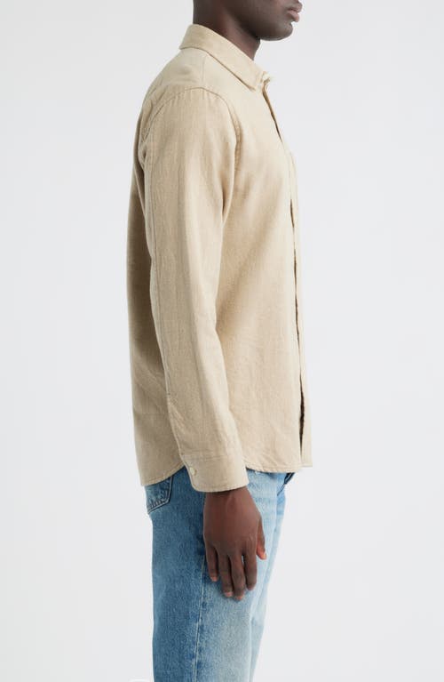 Pendleton Fremont Solid Flannel Button-up Shirt In Brown