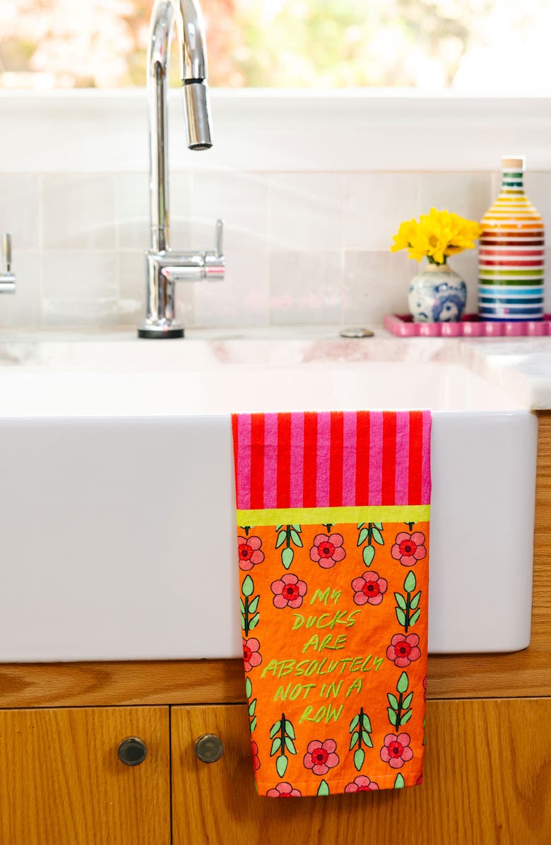 Furbish Ducks Dish Towel, Alternate, color, 