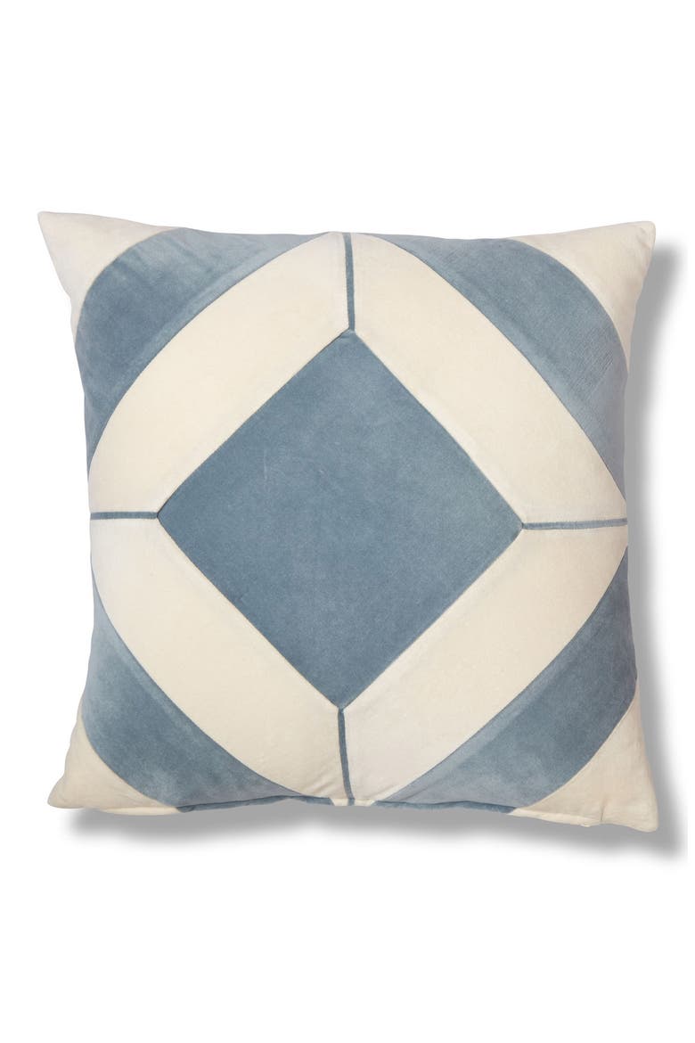 Diamond Blue Throw Pillow, Main, color, BLUE