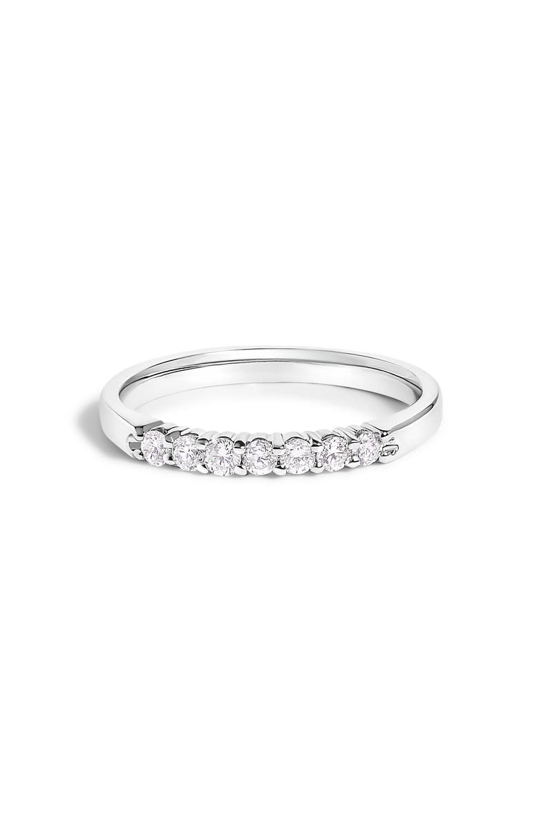Haus of Brilliance 14K Gold 1/4 Ctw Diamond 7 Stone Band Ring, Main, color, White Gold