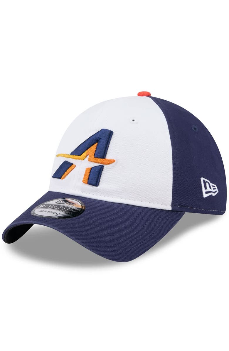 New Era Men's New Era White/Navy Houston Astros 2025 City Connect 9TWENTY Adjustable Hat, Main, color,