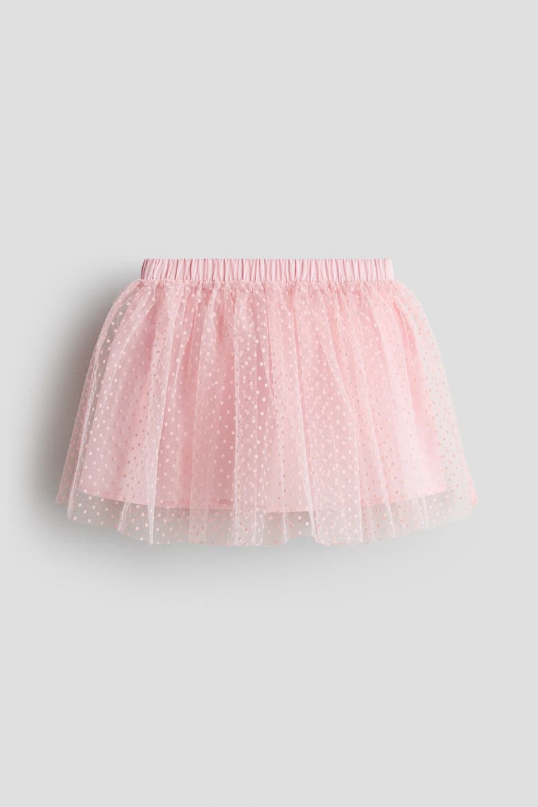 Glittery Tulle Skirt, Alternate, color, Light pink