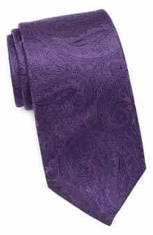 Duchamp Paisley Jacquard Silk Tie