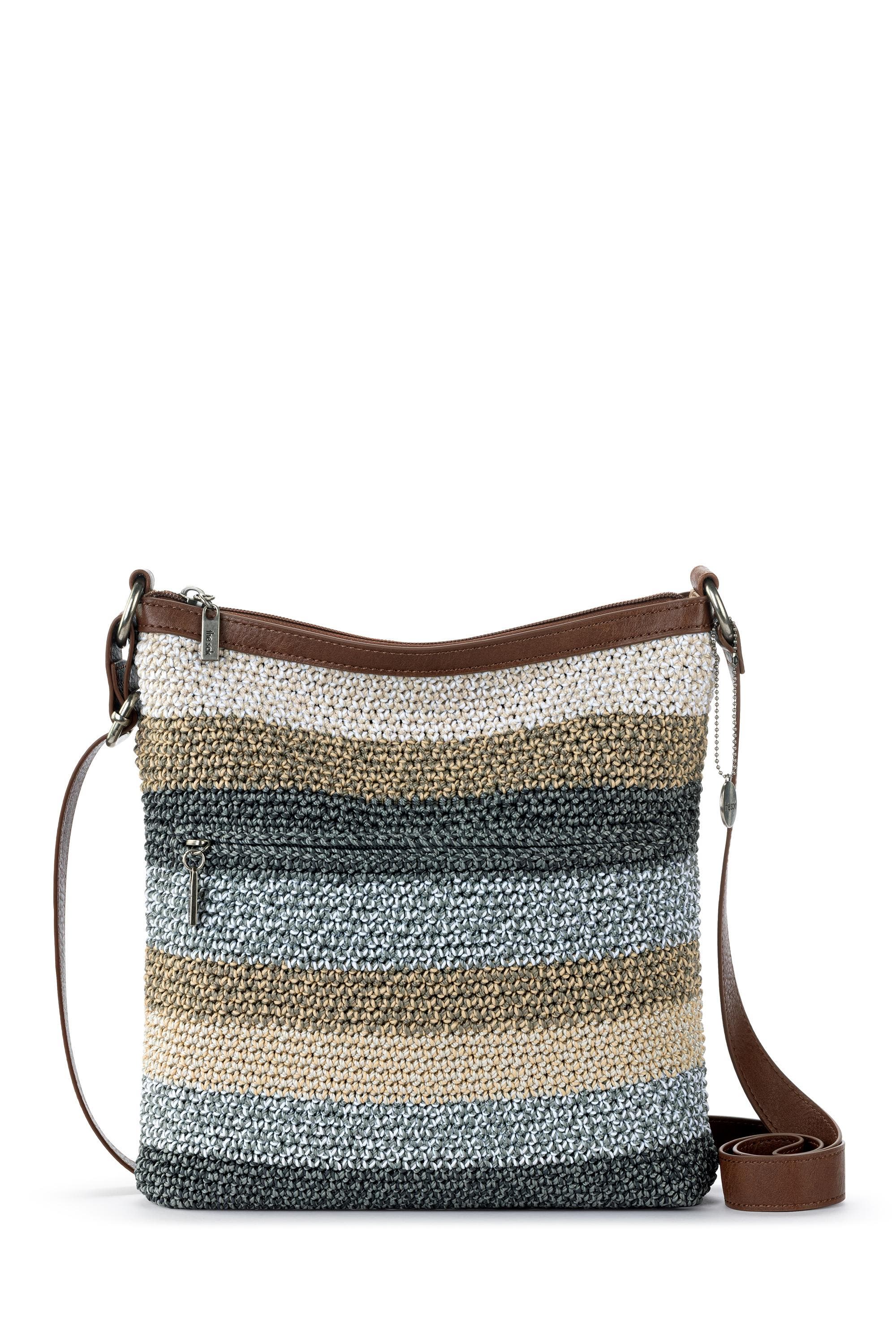 The Sak Lucia Crossbody Hand Crochet Bag, Main, color, Desert Stripe