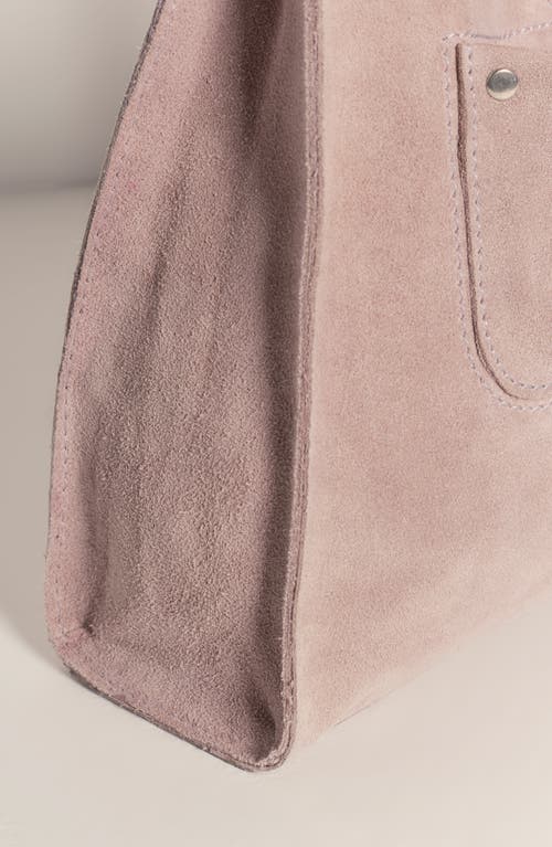 Free People Soho Stud Suede Shoulder Bag In Purple