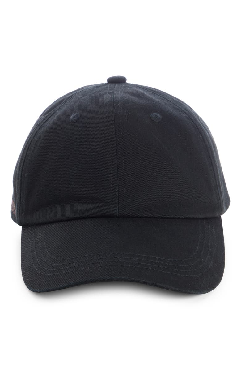 Acne Studios Carliy Logo Cotton Twill Baseball Cap, Alternate, color, 