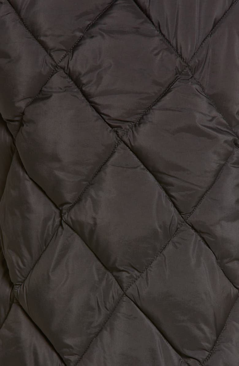 Sam Edelman Quilted Water Repellent Hooded Vest, Alternate, color, 