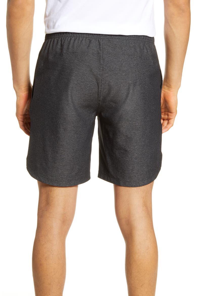Guru Athletic Shorts, Alternate, color, BLACK