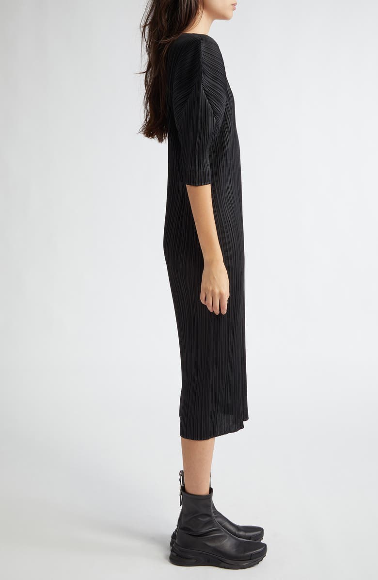 Pleats Please Issey Miyake Monthly Colors July Pleated Midi Dress, Alternate, color, 