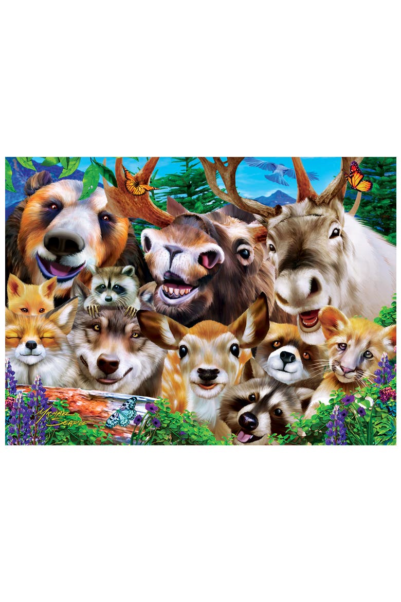Woodland Wackiness 200 Piece Puzzle, Alternate, color, Multicolor