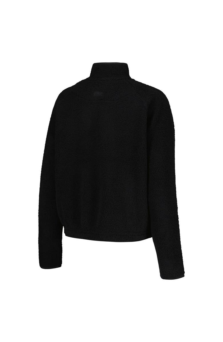 BOXERCRAFT Women's Black Nebraska Huskers Everest Half-Zip Sweatshirt, Alternate, color, Black