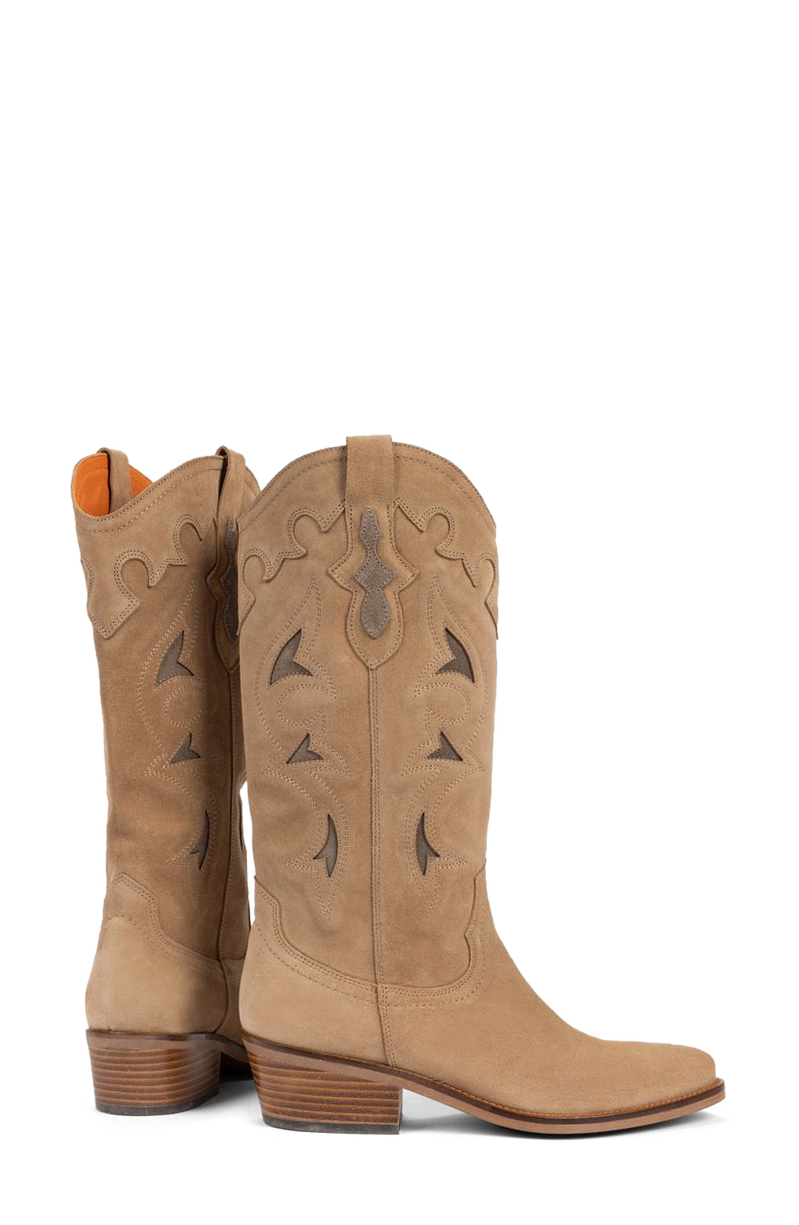 Penelope Chilvers Jolene Paloma Cowboy Boot, Alternate, color, Almond